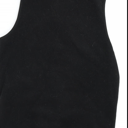 Brand and care label for Result women’s black full zip sweatshirt, size L