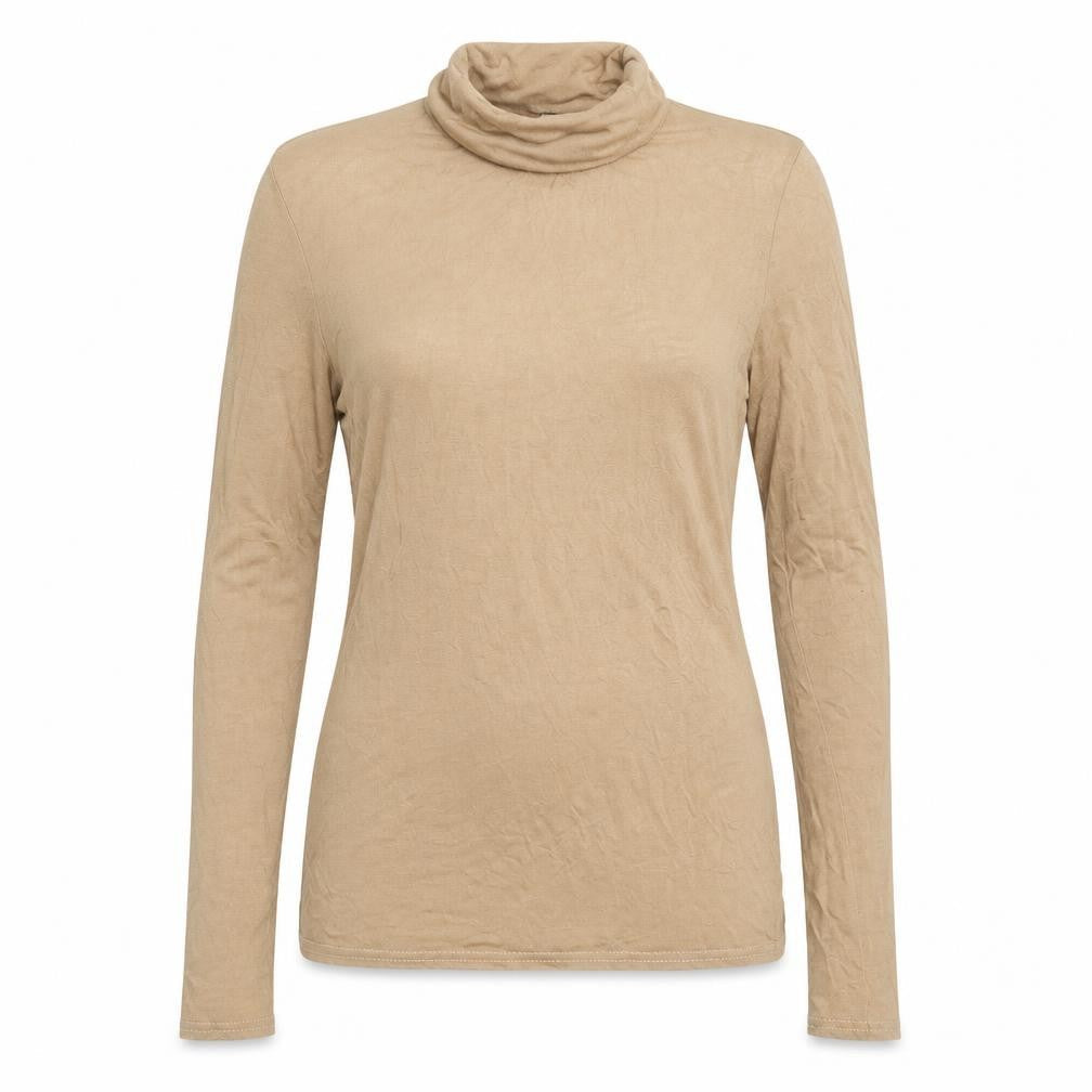 Womens UK Size 10 M&S Brown Basic T-Shirt