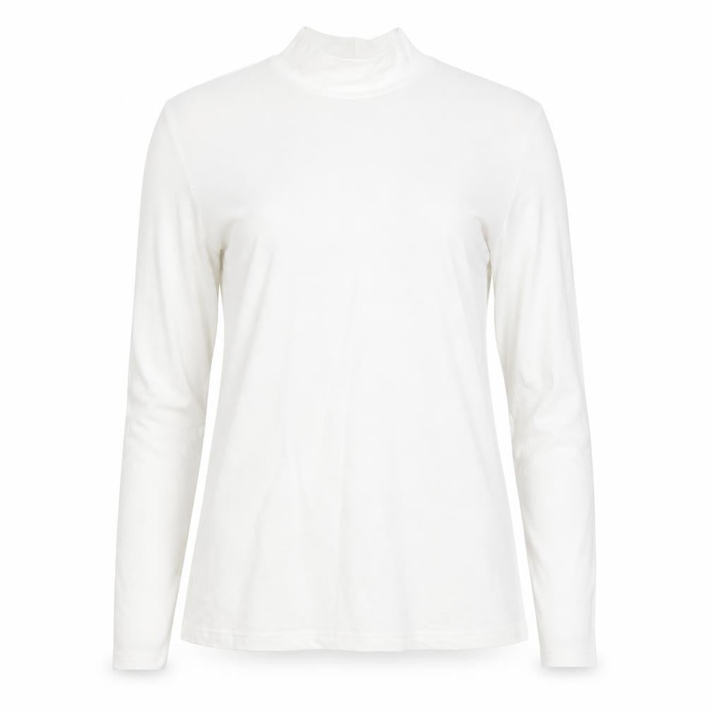 Womens UK Size L Shien White Basic T-Shirt
