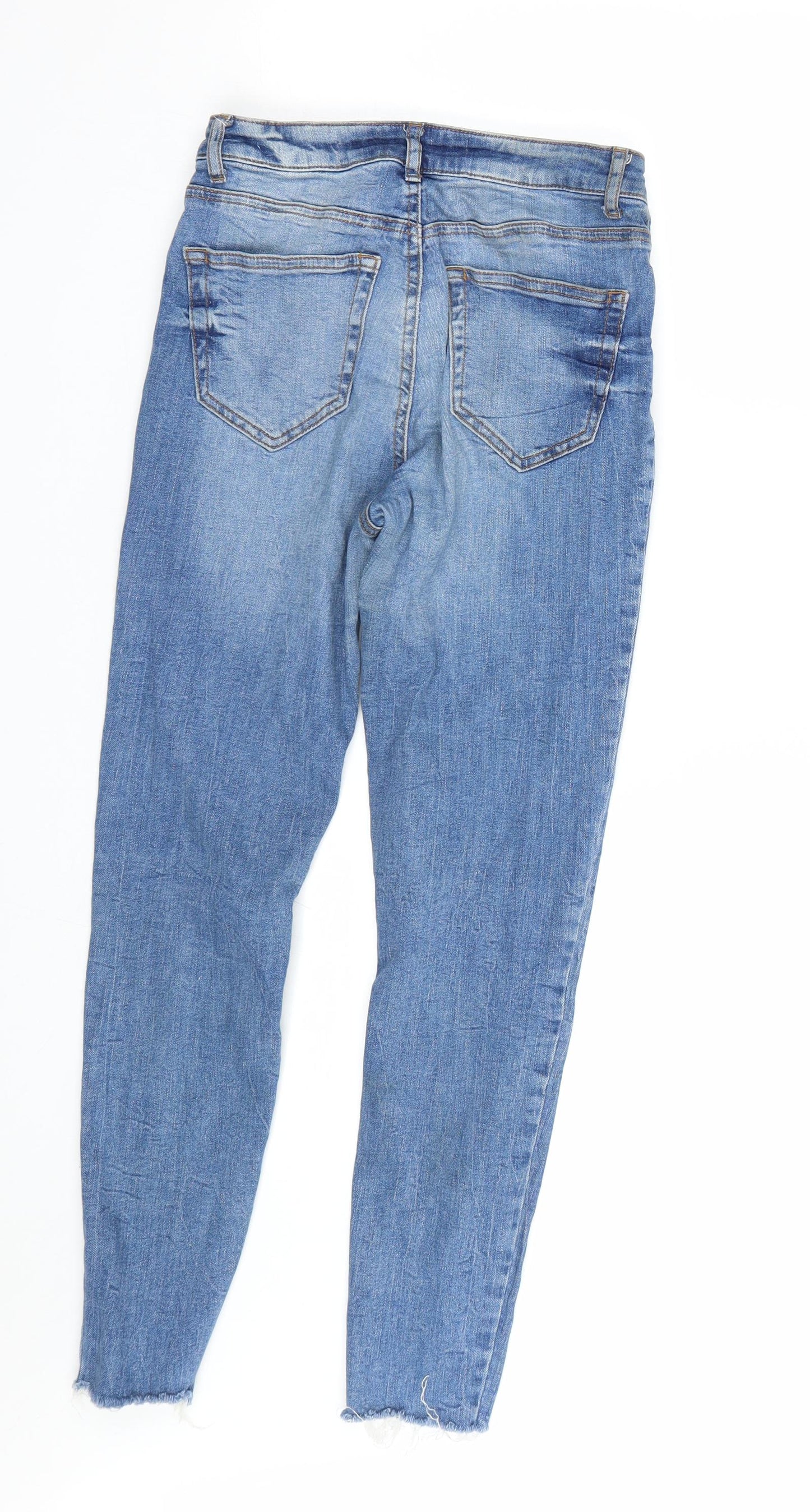 Denim co Womens Blue  Denim Skinny Jeans Size 8 L25 in