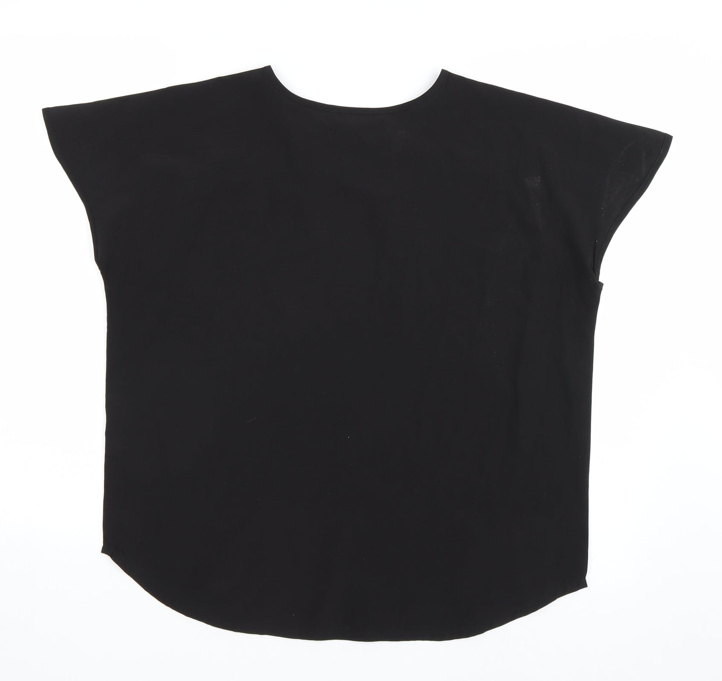 Boohoo Womens Black   Basic T-Shirt Size 10