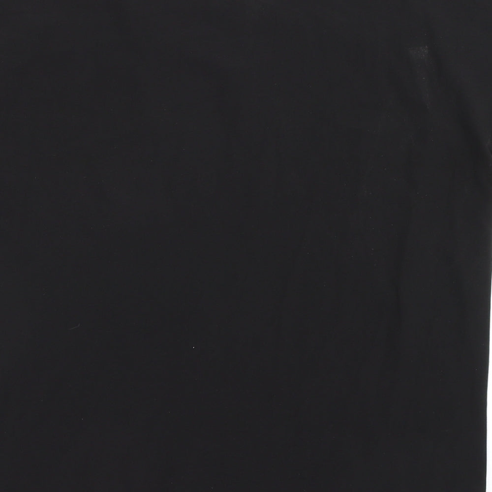 Boohoo Womens Black   Basic T-Shirt Size 10
