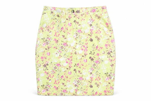 ANNE WEYBURN Womens Multicoloured Floral  Bandage Skirt Size 10
