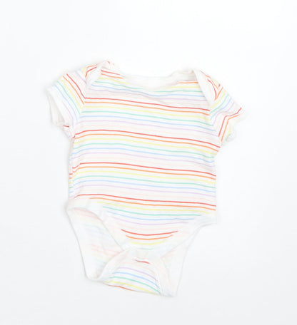 Primark Baby Multicoloured Striped  Basic T-Shirt Size 0-3 Months