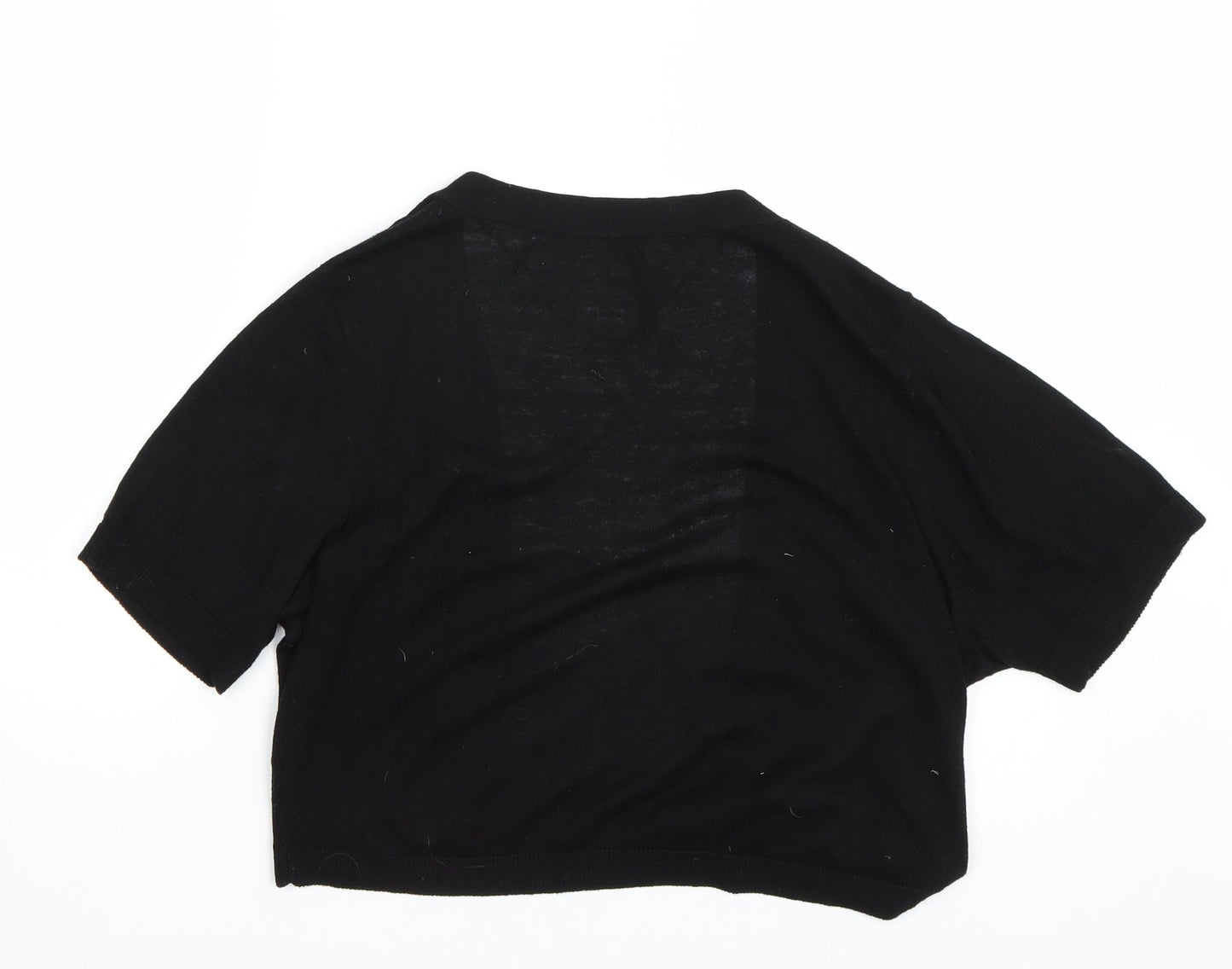 Womens UK Size L Woolworths Black Cape Jumper