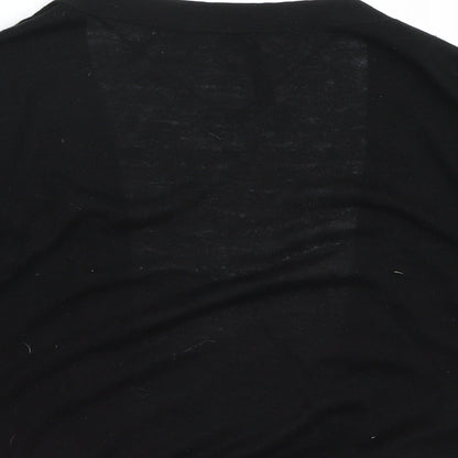 Womens UK Size L Woolworths Black Cape Jumper