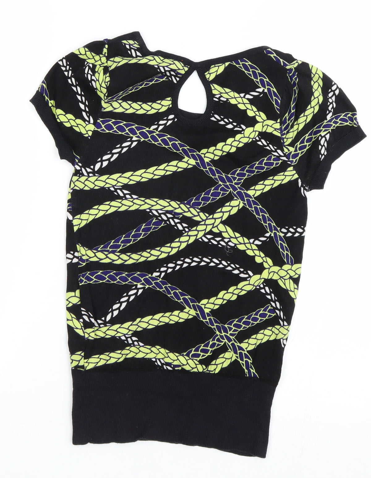 Womens UK Size 10 H&M Multicoloured Pullover Jumper
