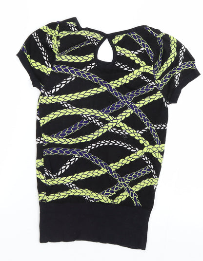 Womens UK Size 10 H&M Multicoloured Pullover Jumper