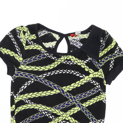 Womens UK Size 10 H&M Multicoloured Pullover Jumper