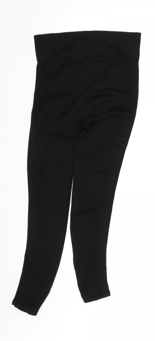 H&M Womens Black   Compression Leggings Size M L22 in