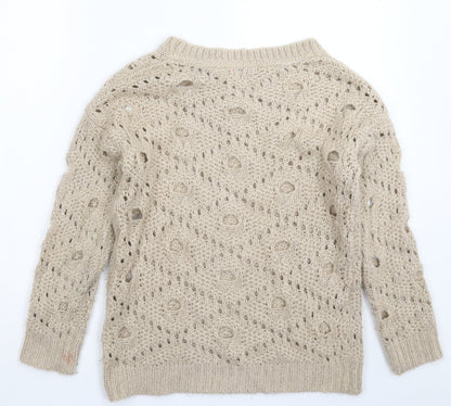 Womens UK Size 8 Atmosphere Grey Pullover Jumper