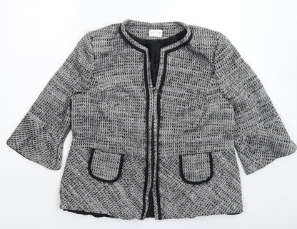 ELVI Womens Grey   Jacket  Size 16