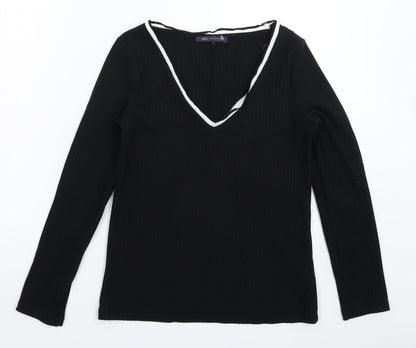 Womens UK Size 10 Marks and Spencer Black Pullover Jumper