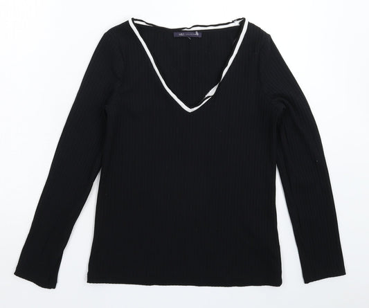 Womens UK Size 10 Marks and Spencer Black Pullover Jumper