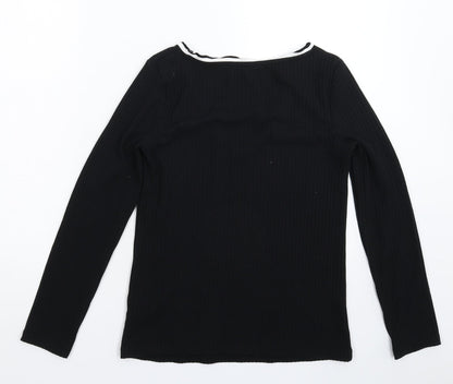 Womens UK Size 10 Marks and Spencer Black Pullover Jumper