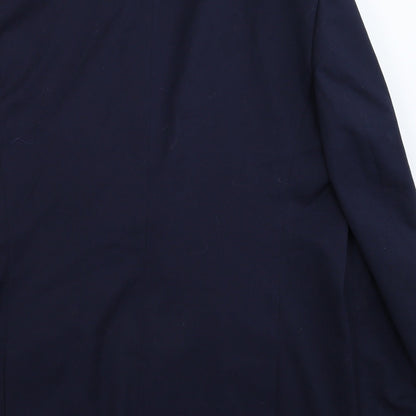 Mens UK Size 44 Greenwoods Regular Blue Suit Jacket
