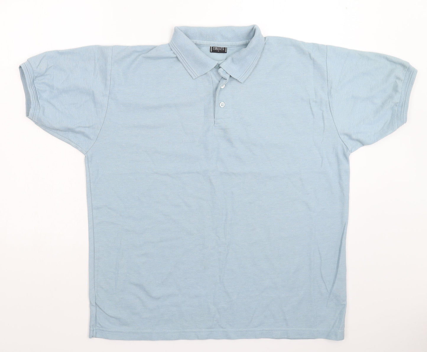 Modern Casuals Mens Blue    Polo Size L