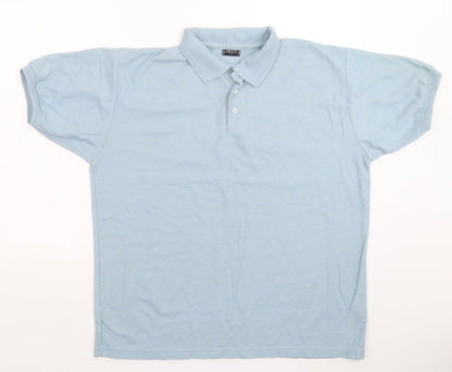 Modern Casuals Mens Blue    Polo Size L