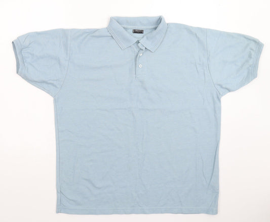 Modern Casuals Mens Blue    Polo Size L