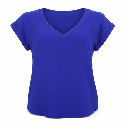 Womens UK Size 10 George Blue Basic Blouse