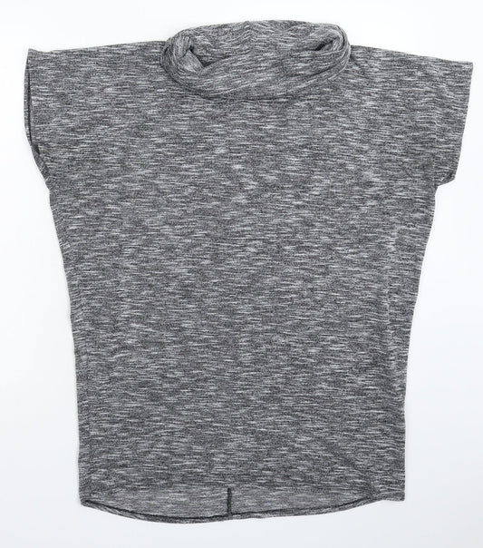 Womens UK Size 12 Papaya Grey Pullover Jumper