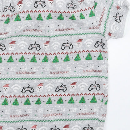 Matalan Boys Grey   Basic Polo Size 5 Years  - Christmas