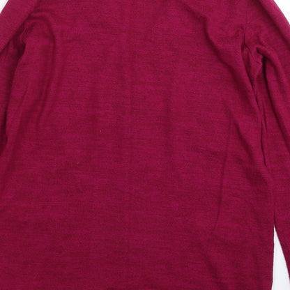 Nutmeg Womens Pink  Knit Cardigan Jumper Size 10