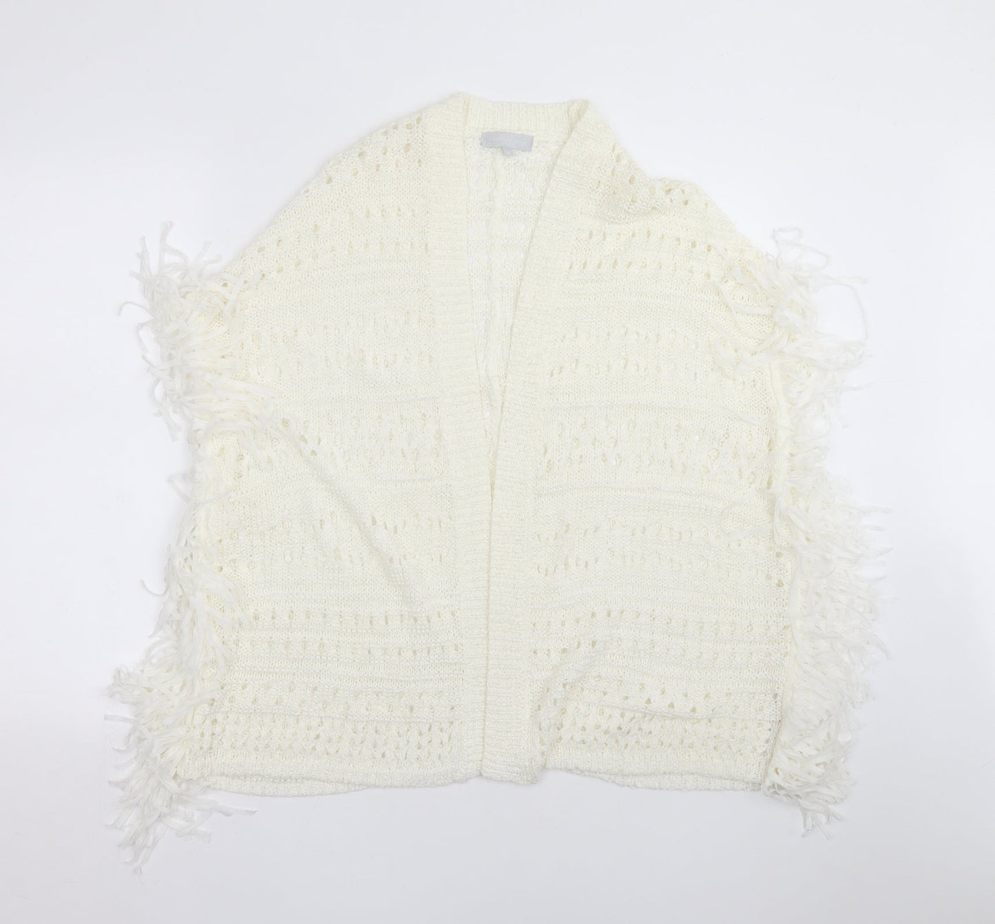 Womens UK Size S Red Herring Ivory Cardigan Jumper