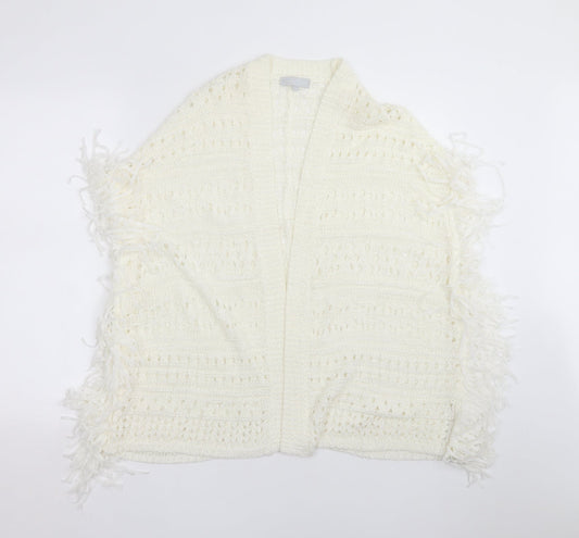 Womens UK Size S Red Herring Ivory Cardigan Jumper