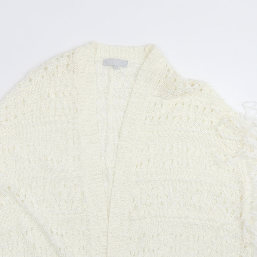 Womens UK Size S Red Herring Ivory Cardigan Jumper