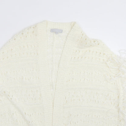 Womens UK Size S Red Herring Ivory Cardigan Jumper
