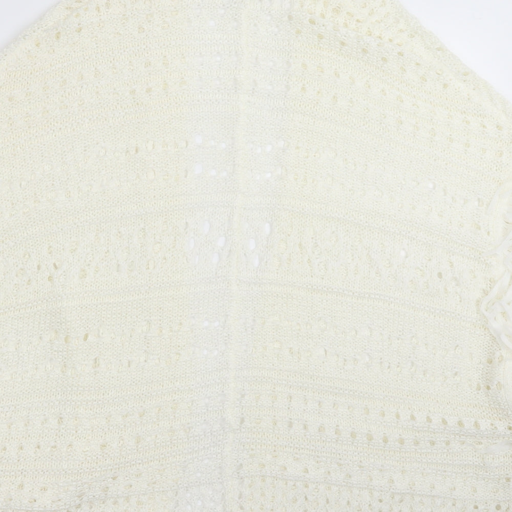Womens UK Size S Red Herring Ivory Cardigan Jumper