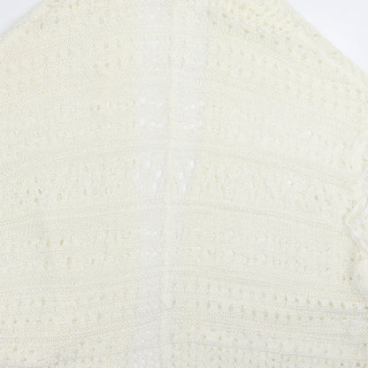 Womens UK Size S Red Herring Ivory Cardigan Jumper