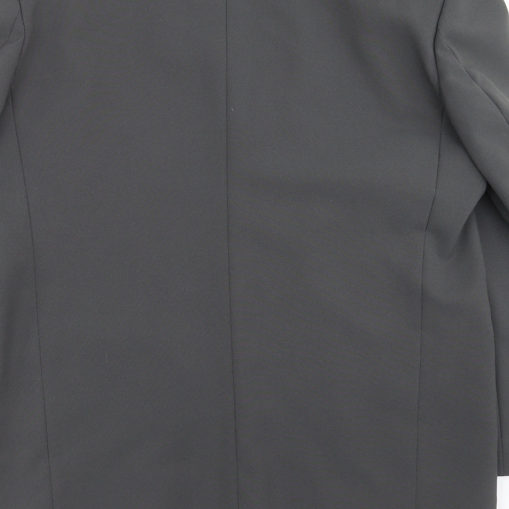Brand and care label for For Men men’s grey jacket suit jacket, size 42