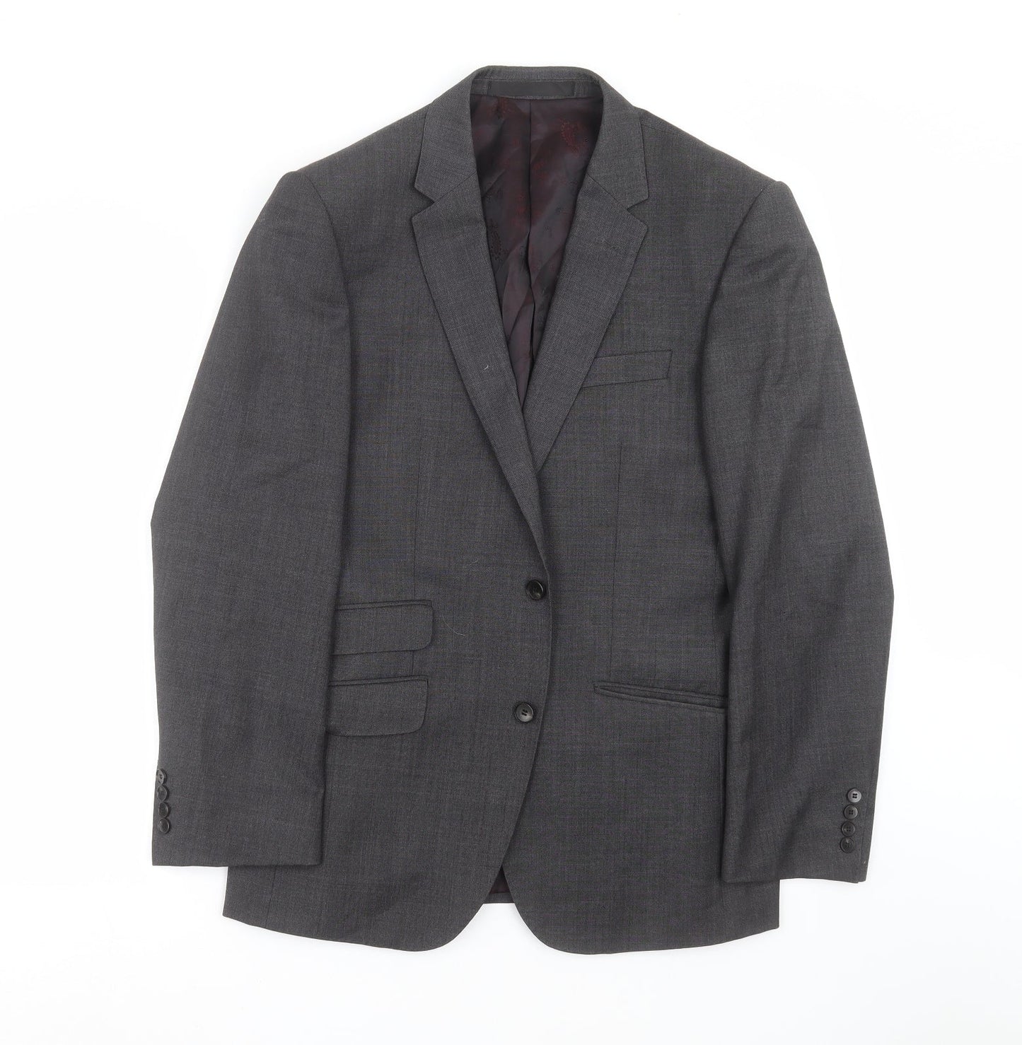 Mens UK Size 38 Marks and Spencer Regular Grey Suit Jacket