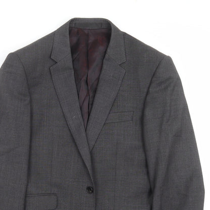 Mens UK Size 38 Marks and Spencer Regular Grey Suit Jacket