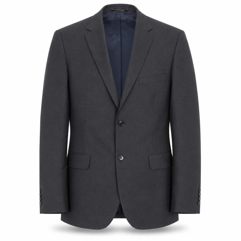Front view of vesari men’s grey jacket suit jacket, size 42