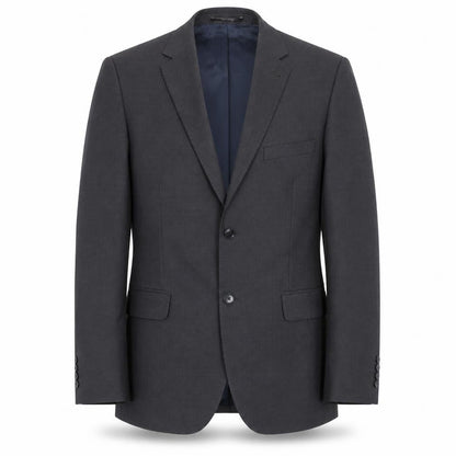 Front view of vesari men’s grey jacket suit jacket, size 42