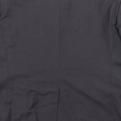 Brand and care label for vesari men’s grey jacket suit jacket, size 42
