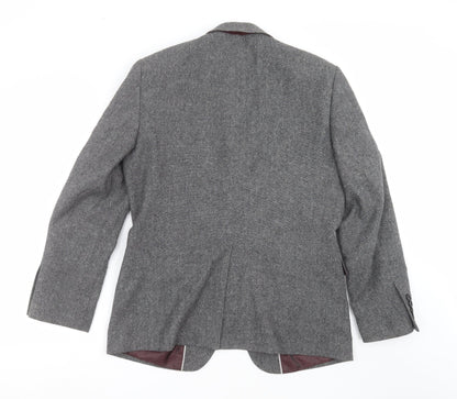 Mens UK Size 40 Fellini Regular Grey Suit Jacket