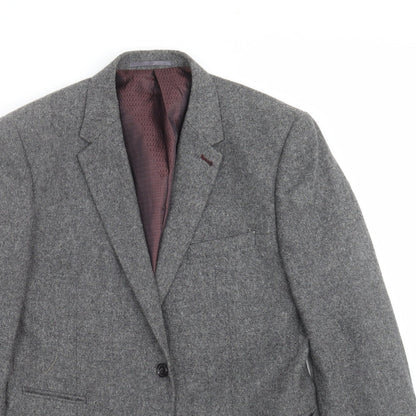 Mens UK Size 40 Fellini Regular Grey Suit Jacket