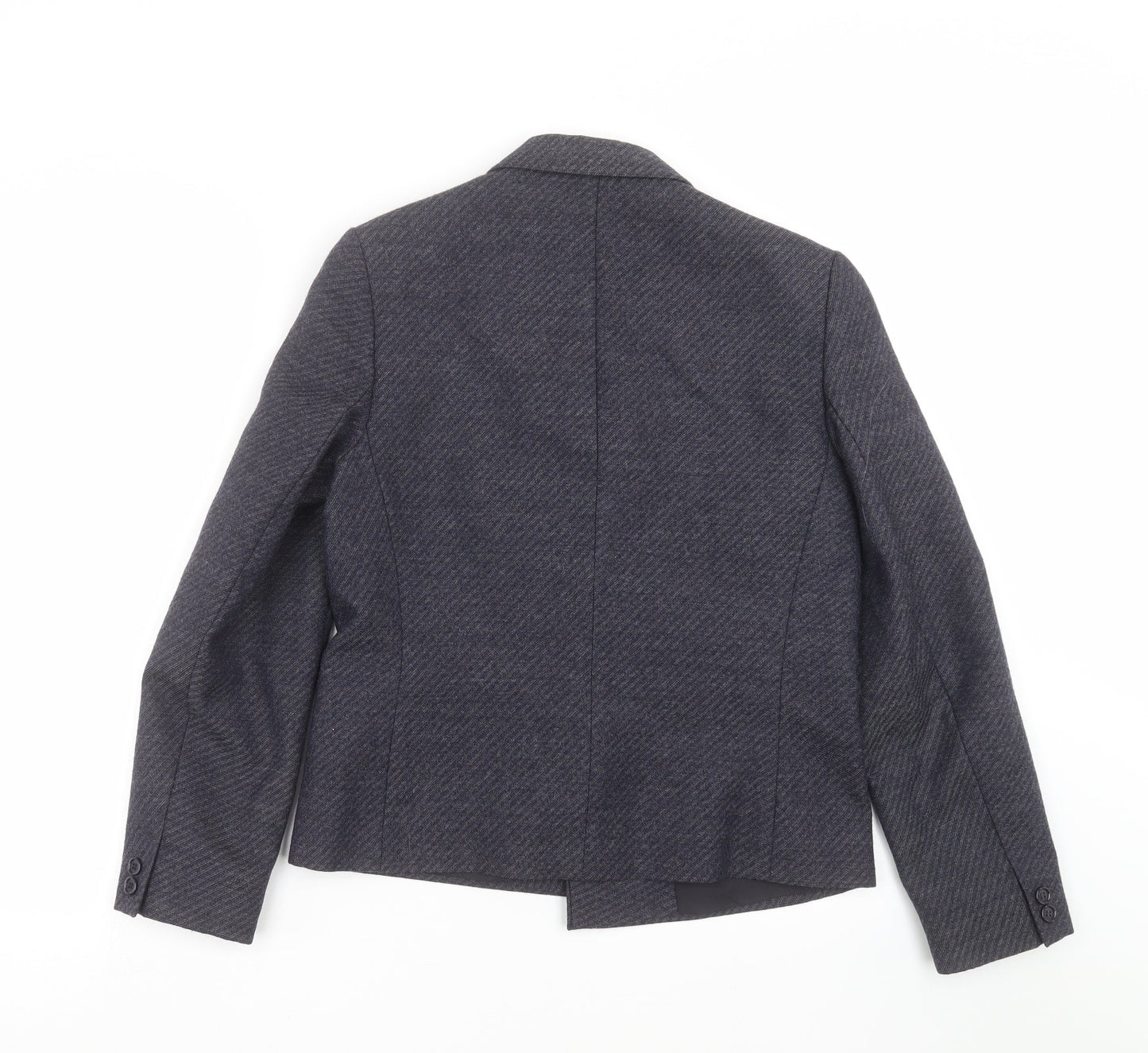 Marks and Spencer Womens Blue Striped  Jacket Suit Jacket Size 12