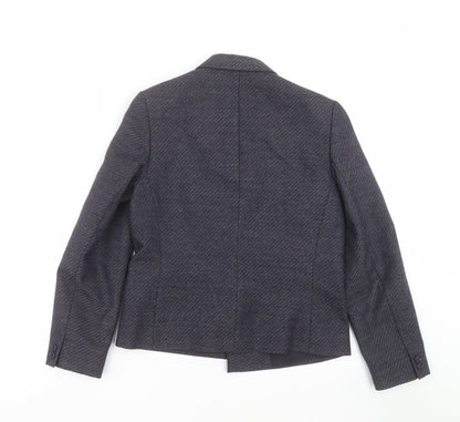 Marks and Spencer Womens Blue Striped  Jacket Suit Jacket Size 12
