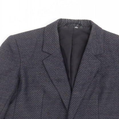 Marks and Spencer Womens Blue Striped  Jacket Suit Jacket Size 12