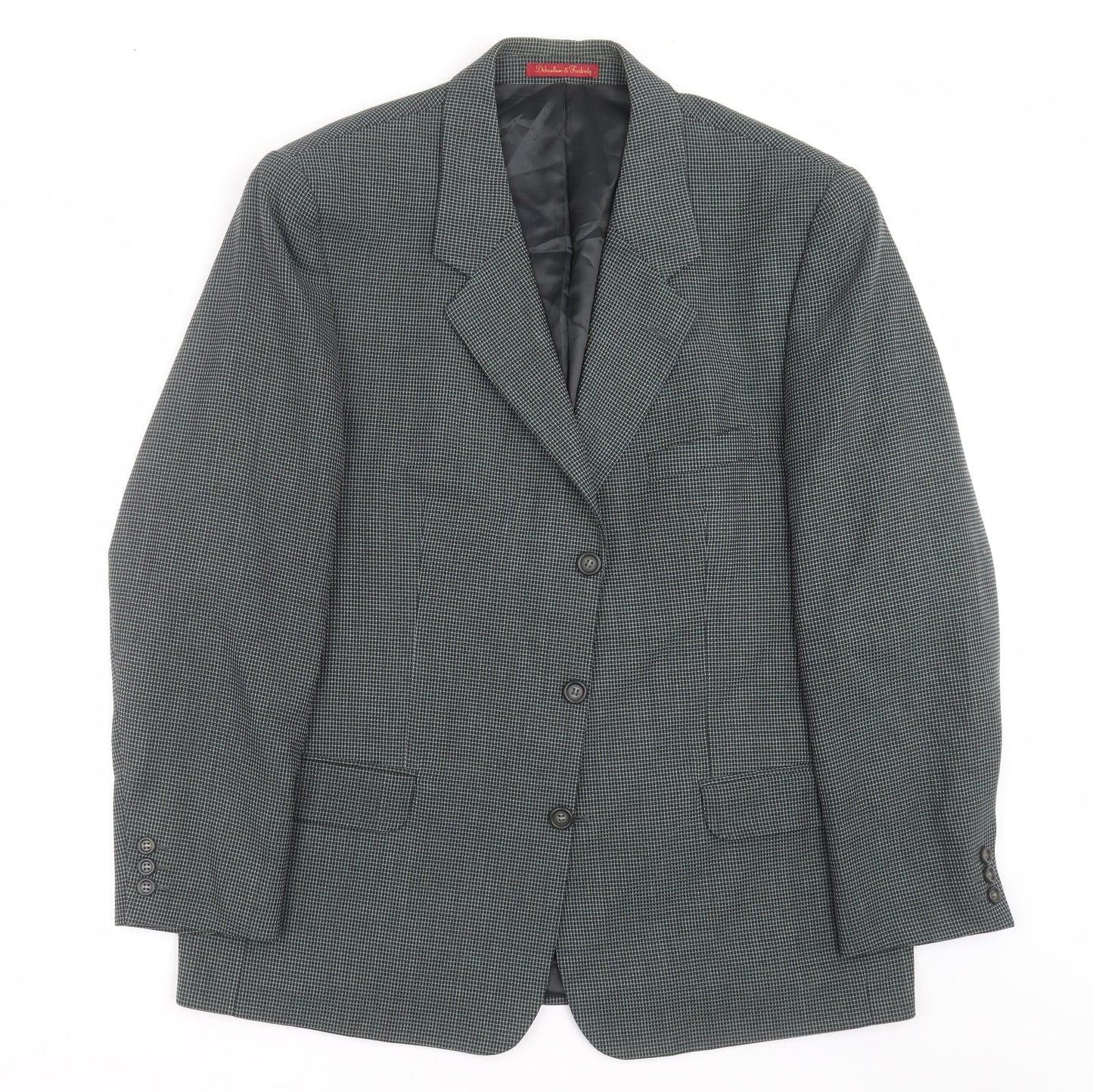 Mens UK Size 44 Debenham & Freebody Regular Grey Suit Jacket
