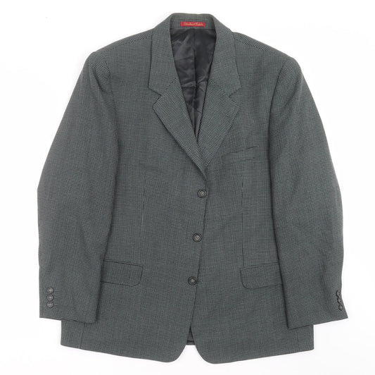 Mens UK Size 44 Debenham & Freebody Regular Grey Suit Jacket