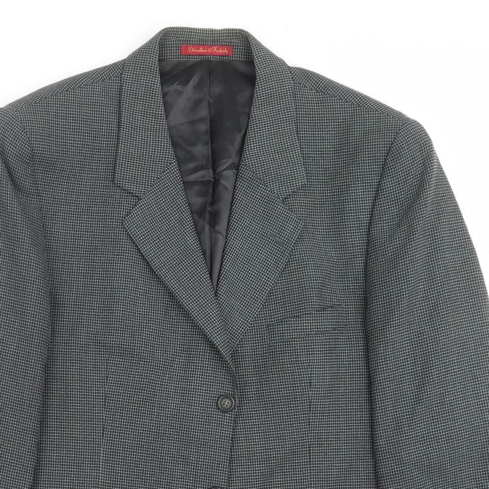 Mens UK Size 44 Debenham & Freebody Regular Grey Suit Jacket