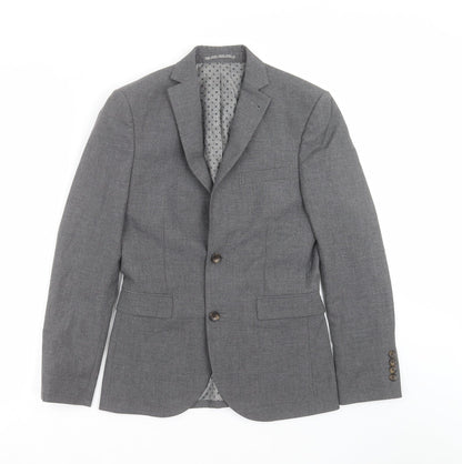 Mens UK Size 34 NEXT Regular Grey Suit Jacket