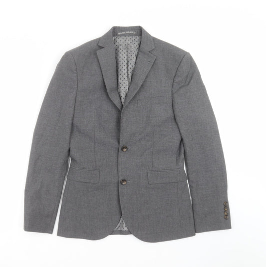 Mens UK Size 34 NEXT Regular Grey Suit Jacket