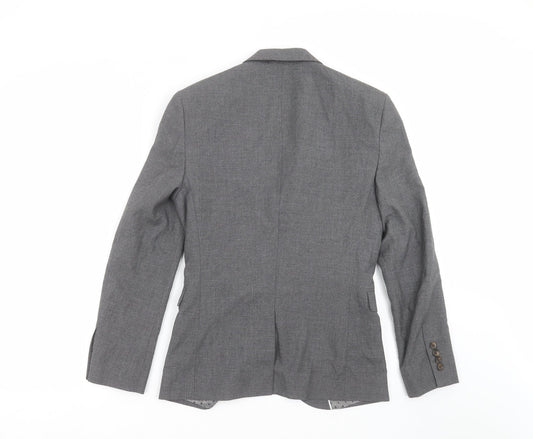 Mens UK Size 34 NEXT Regular Grey Suit Jacket